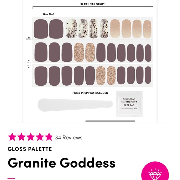 👋3x$15👋 NWT Dashing Diva gel strips - Picture 3 of 4